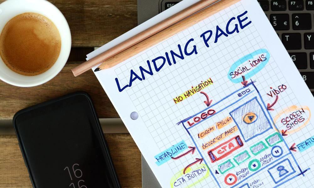 landing-page-sketch